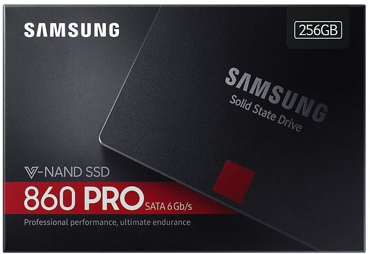 SAMSUNG 256GB 860 PRO SSD 2.5 SATA hinta ja tiedot | Kovalevyt | hobbyhall.fi