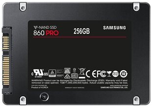 SAMSUNG 256GB 860 PRO SSD 2.5 SATA hinta ja tiedot | Kovalevyt | hobbyhall.fi