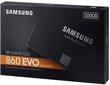 Samsung 860 EVO 500GB SATA3 (MZ-76E500B/EU) hinta ja tiedot | Kovalevyt | hobbyhall.fi