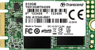 TRANSCEND TS512GMTS430S hinta ja tiedot | Kovalevyt | hobbyhall.fi