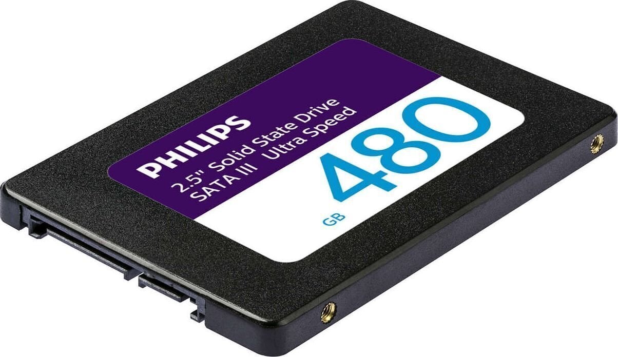 Philips INT SATA III 2,5" 480GB 550/480 MB/S DISKS hinta ja tiedot | Kovalevyt | hobbyhall.fi