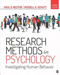 Research Methods in Psychology: Investigating Human Behavior 3rd Revised edition hinta ja tiedot | Yhteiskunnalliset kirjat | hobbyhall.fi