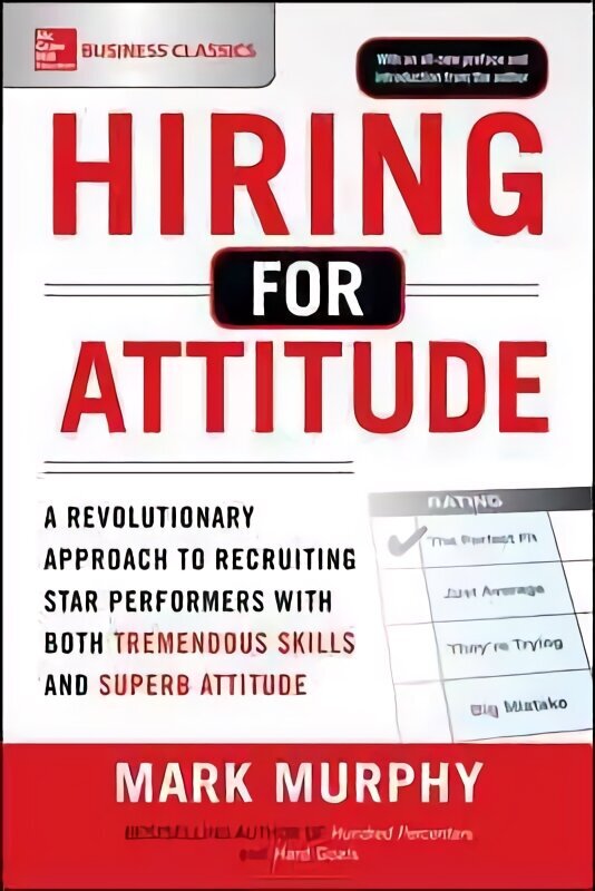 Hiring for Attitude: A Revolutionary Approach to Recruiting and Selecting People with Both Tremendous Skills and Superb Attitude hinta ja tiedot | Talouskirjat | hobbyhall.fi