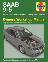 Saab 9-5 (Sep 05 - Jun 10) Haynes Repair Manual hinta ja tiedot | Matkakirjat ja matkaoppaat | hobbyhall.fi