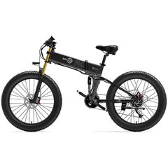 Sähköpyörä Bezior X Plus, 26", Fat Tire, musta, 1000W, 17,5Ah hinta ja tiedot | Sähköpyörät | hobbyhall.fi