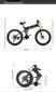 Sähköpyörä Bezior X Plus, 26", Fat Tire, punainen, 1000W, 17,5Ah hinta ja tiedot | Sähköpyörät | hobbyhall.fi