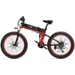 Sähköpyörä Bezior X Plus, 26", Fat Tire, punainen, 1000W, 17,5Ah hinta ja tiedot | Sähköpyörät | hobbyhall.fi