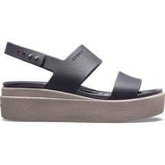 Crocs™ naisten sandaalit Brooklyn Low Wedge, musta hinta ja tiedot | Naisten sandaalit ja tossut | hobbyhall.fi