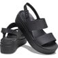 Crocs™ naisten vapaa-ajan kengät Brooklyn Low Wedge Womens, musta 39,5 hinta ja tiedot | Naisten avokkaat ja sandaalit | hobbyhall.fi