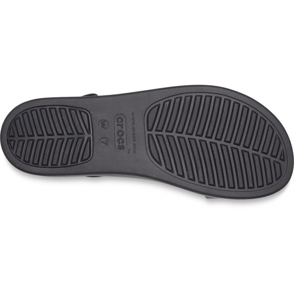 Crocs™ naisten vapaa-ajan kengät Brooklyn Low Wedge Womens, musta 39,5 hinta ja tiedot | Naisten avokkaat ja sandaalit | hobbyhall.fi