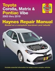 Toyota Corolla (03-19) (USA): 2003-13 hinta ja tiedot | Matkakirjat ja matkaoppaat | hobbyhall.fi