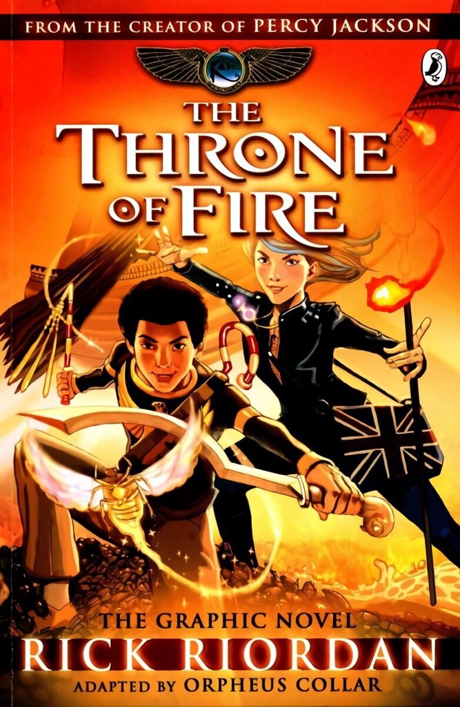 Throne of Fire: The Graphic Novel (The Kane Chronicles Book 2) hinta ja tiedot | Sarjakuvat | hobbyhall.fi