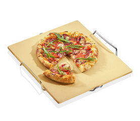 Pizzakivi 38 x 40 cm, neliö hinta ja tiedot | Uunivuoat ja leivontavälineet | hobbyhall.fi