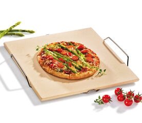 Pizzakivi 38 x 40 cm, neliö hinta ja tiedot | Uunivuoat ja leivontavälineet | hobbyhall.fi