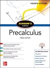 Schaum's Outline of Precalculus, Fourth Edition 4th edition hinta ja tiedot | Talouskirjat | hobbyhall.fi