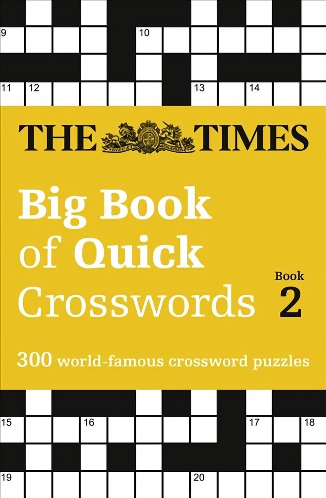 Times Big Book of Quick Crosswords 2: 300 World-Famous Crossword Puzzles hinta ja tiedot | Lasten tietokirjat | hobbyhall.fi