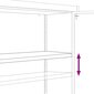 vidaXL Arkistokaappi vaaleanharmaa ja sininen 90x40x70 cm teräs hinta ja tiedot | Kaapit | hobbyhall.fi