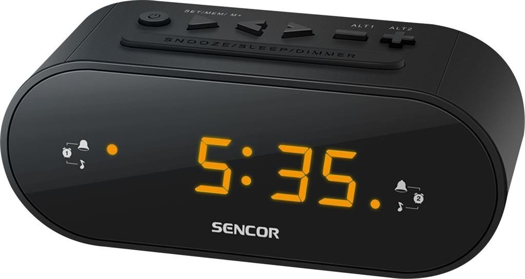 Sencor SRC 1100 B hinta ja tiedot | Kelloradiot ja herätyskellot | hobbyhall.fi