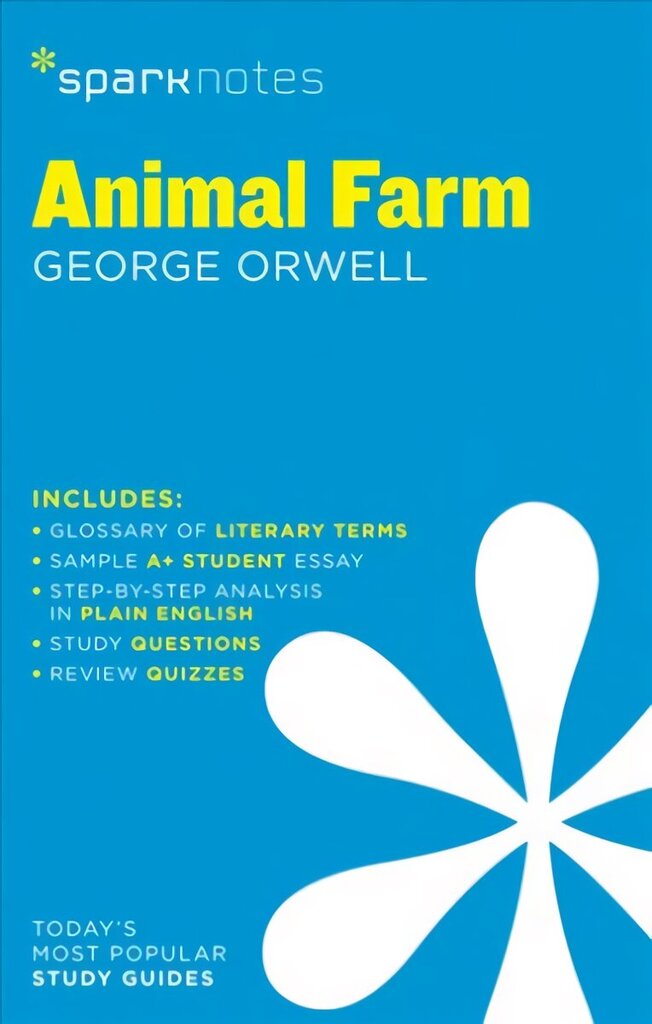 Animal Farm SparkNotes Literature Guide, Volume 16 hinta ja tiedot | Historiakirjat | hobbyhall.fi