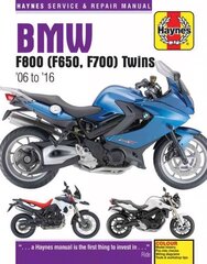 BMW F650, F700 & F800 Twins (06-16) Haynes Repair Manual 2nd Revised edition hinta ja tiedot | Matkakirjat ja matkaoppaat | hobbyhall.fi