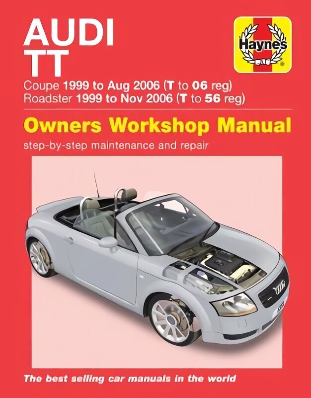 Audi TT (99 to 06) T to 56 Haynes Repair Manual New edition hinta ja tiedot | Matkakirjat ja matkaoppaat | hobbyhall.fi