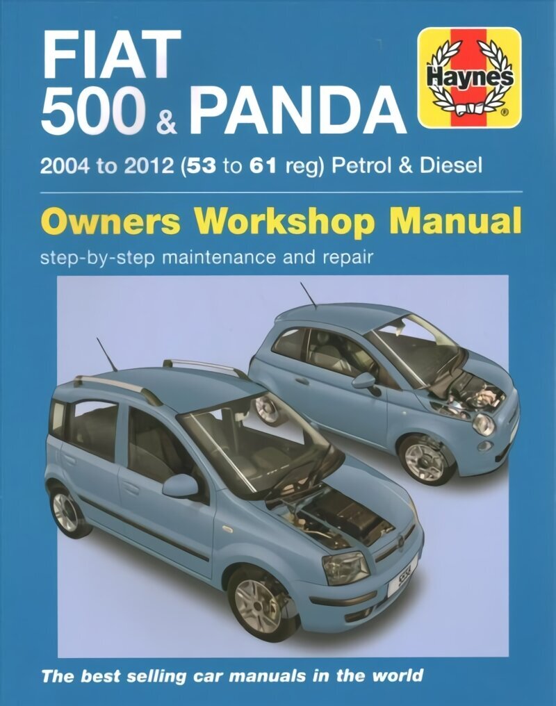 Fiat 500 & Panda (04 - 12) Haynes Repair Manual hinta ja tiedot | Matkakirjat ja matkaoppaat | hobbyhall.fi