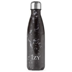 Termospullo Izy Bottle, 500ml, Marble Black hinta ja tiedot | Termoskannut ja termosmukit | hobbyhall.fi