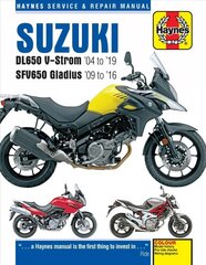 Suzuki DL650 V-Strom & SFV650 Gladius (04 - 19): 2004 to 2019 New edition hinta ja tiedot | Matkakirjat ja matkaoppaat | hobbyhall.fi