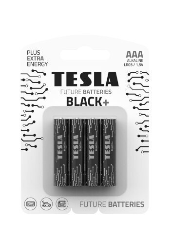Akku Tesla AAA Black + LR03,. hinta ja tiedot | Paristot | hobbyhall.fi