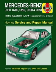 Mercedes-Benz C-Class Petrol & Diesel (93 - Aug 00) Haynes Repair Manual hinta ja tiedot | Matkakirjat ja matkaoppaat | hobbyhall.fi