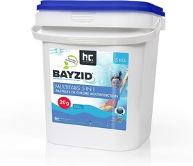 Höfer Chemie 5 kg Chlor Multitabs, 20g 5in1 hinta ja tiedot | Bayzid Urheilu ja vapaa-aika | hobbyhall.fi