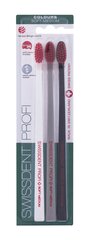 Swissdent Profi Colours Trio hammasharja 3 kpl, White, Grey, Black hinta ja tiedot | Suuhygienia | hobbyhall.fi