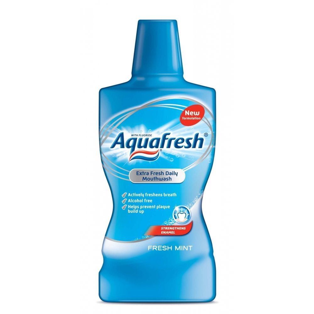 Aquafresh Extra Fresh Fresh Mint suuvesi 500 ml hinta ja tiedot | Suuhygienia | hobbyhall.fi