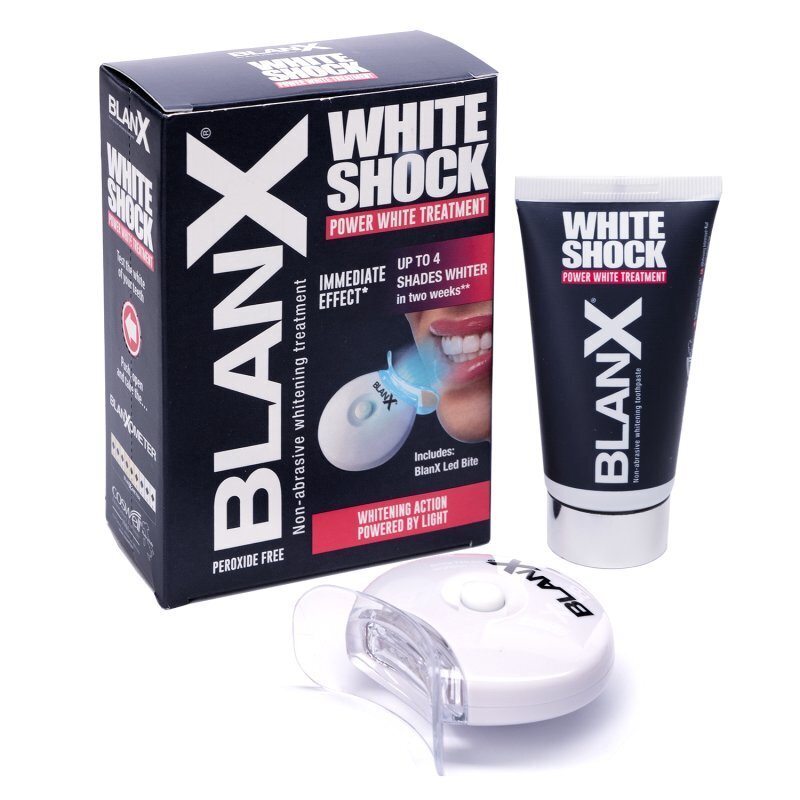 Hammastahna Blanx White Shock Treatment 50 ml + LED hinta ja tiedot | Suuhygienia | hobbyhall.fi