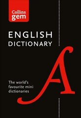 English Gem Dictionary: The Worlds Favourite Mini Dictionaries Gem 17th edition hinta ja tiedot | Vieraiden kielten oppimateriaalit | hobbyhall.fi