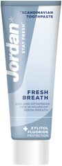 Jordan Fresh Breath hammastahna 75 ml hinta ja tiedot | Suuhygienia | hobbyhall.fi