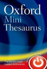 Oxford Mini Thesaurus 5th Revised edition hinta ja tiedot | Vieraiden kielten oppimateriaalit | hobbyhall.fi