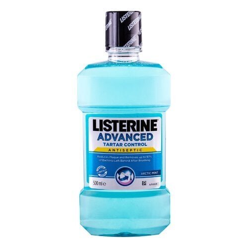 Listerine Mouthwash Advanced Tartar Control suuvesi 500 ml hinta ja tiedot | Suuhygienia | hobbyhall.fi