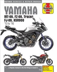 Yamaha MT-09, FZ-09, Tracer, FJ-09, XSR900 (03 -19): 2013 to 2019 hinta ja tiedot | Matkakirjat ja matkaoppaat | hobbyhall.fi