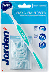 Jordan Easy Clean flosser + 20 vaihtopäätä hinta ja tiedot | Suuhygienia | hobbyhall.fi