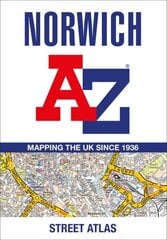 Norwich A-Z Street Atlas Tenth edition hinta ja tiedot | Matkakirjat ja matkaoppaat | hobbyhall.fi