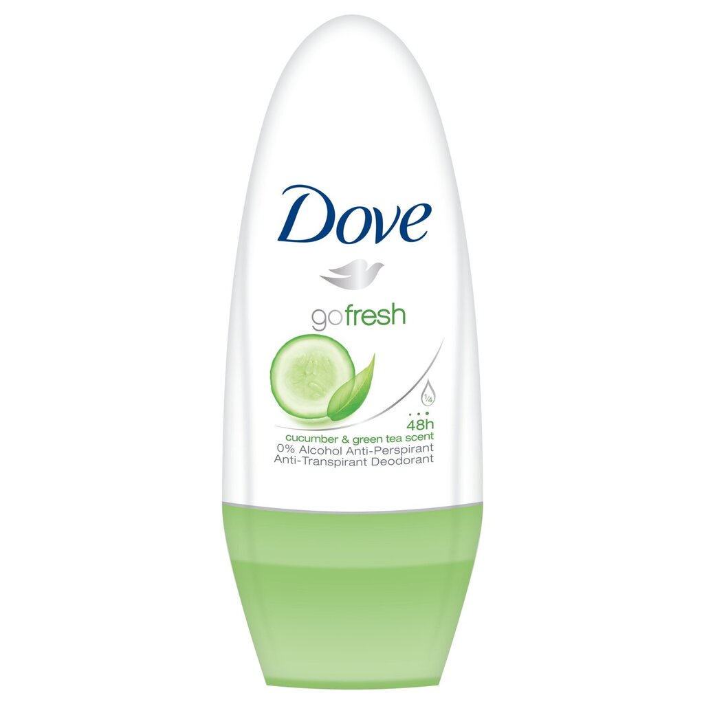 Dove Go Fresh Cucumber & Green Tea antiperspirantti 50 ml hinta ja tiedot | Deodorantit | hobbyhall.fi