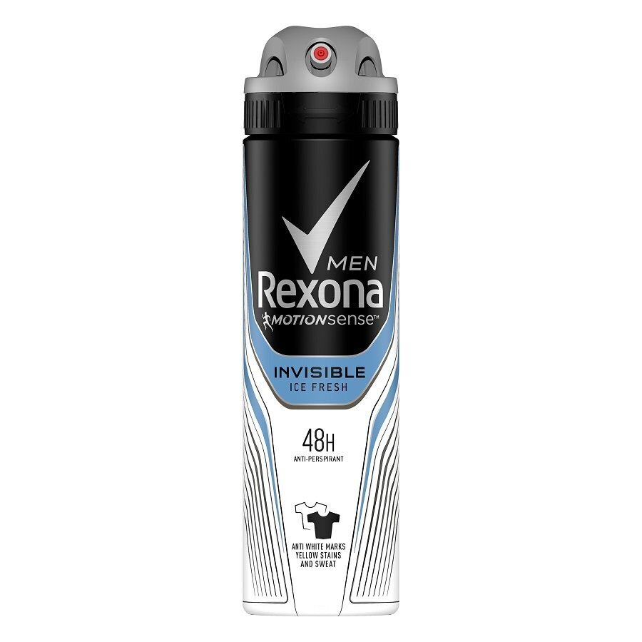 Rexona Men Invisible Ice Fresh antiperspirantti miehelle 150 ml hinta ja tiedot | Deodorantit | hobbyhall.fi