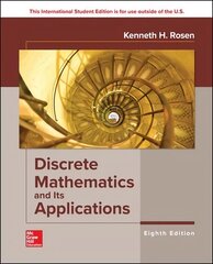 ISE Discrete Mathematics and Its Applications 8th edition hinta ja tiedot | Talouskirjat | hobbyhall.fi