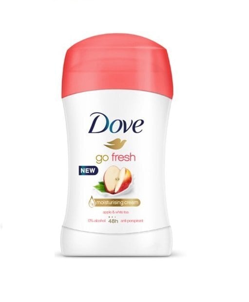 Dove Go Fresh Apple & White Tea deodorantti 40 ml hinta ja tiedot | Deodorantit | hobbyhall.fi