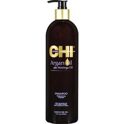 Shampoo argan- ja moringaöljyllä CHI Argan Oil Shampoo 739ml hinta ja tiedot | Shampoot | hobbyhall.fi