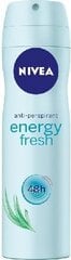 Nivea Fresh Energy suihkedeodorantti 150 ml hinta ja tiedot | Nivea Hygieniatuotteet | hobbyhall.fi