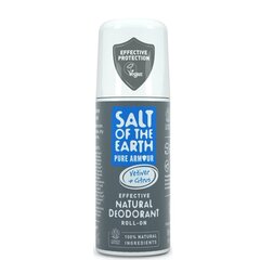 Miesten luonnollinen roll-on deodorantti Salt of the Earth Pure Armour, 75 ml hinta ja tiedot | Deodorantit | hobbyhall.fi