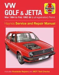 VW Golf & Jetta Mk 2 Petrol (Mar 84 - Feb 92) Haynes Repair Manual hinta ja tiedot | Tietosanakirjat ja hakuteokset | hobbyhall.fi