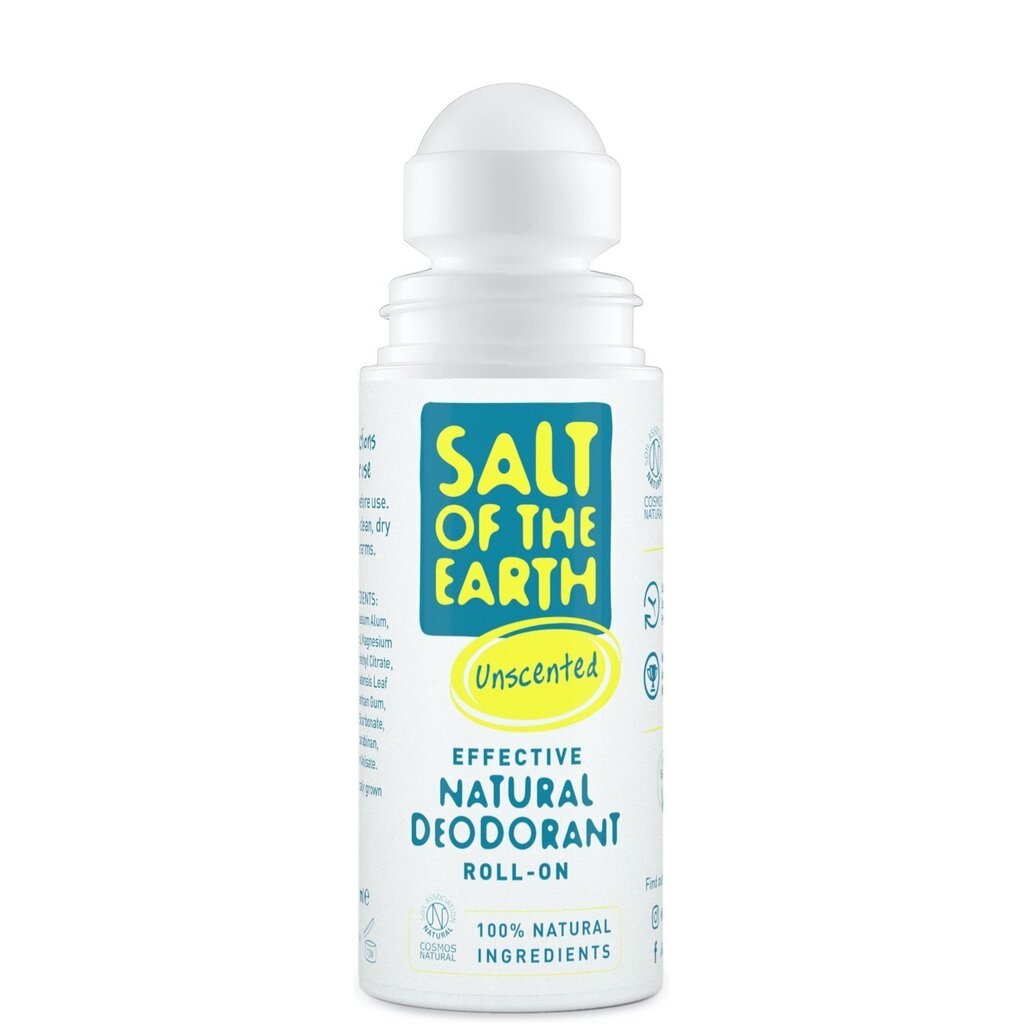 Hajusteeton roll-on deodorantti Salt of the Earth, 75 ml hinta ja tiedot | Deodorantit | hobbyhall.fi